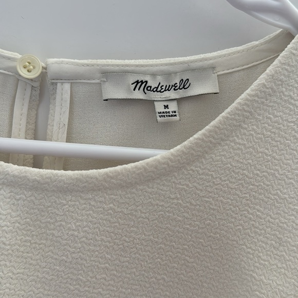 Madewell | cute cream open back blouse - Picture 2 of 3